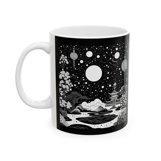 Galaxy Japan Mug's Collection - Sumi Ink Cosmic Essence