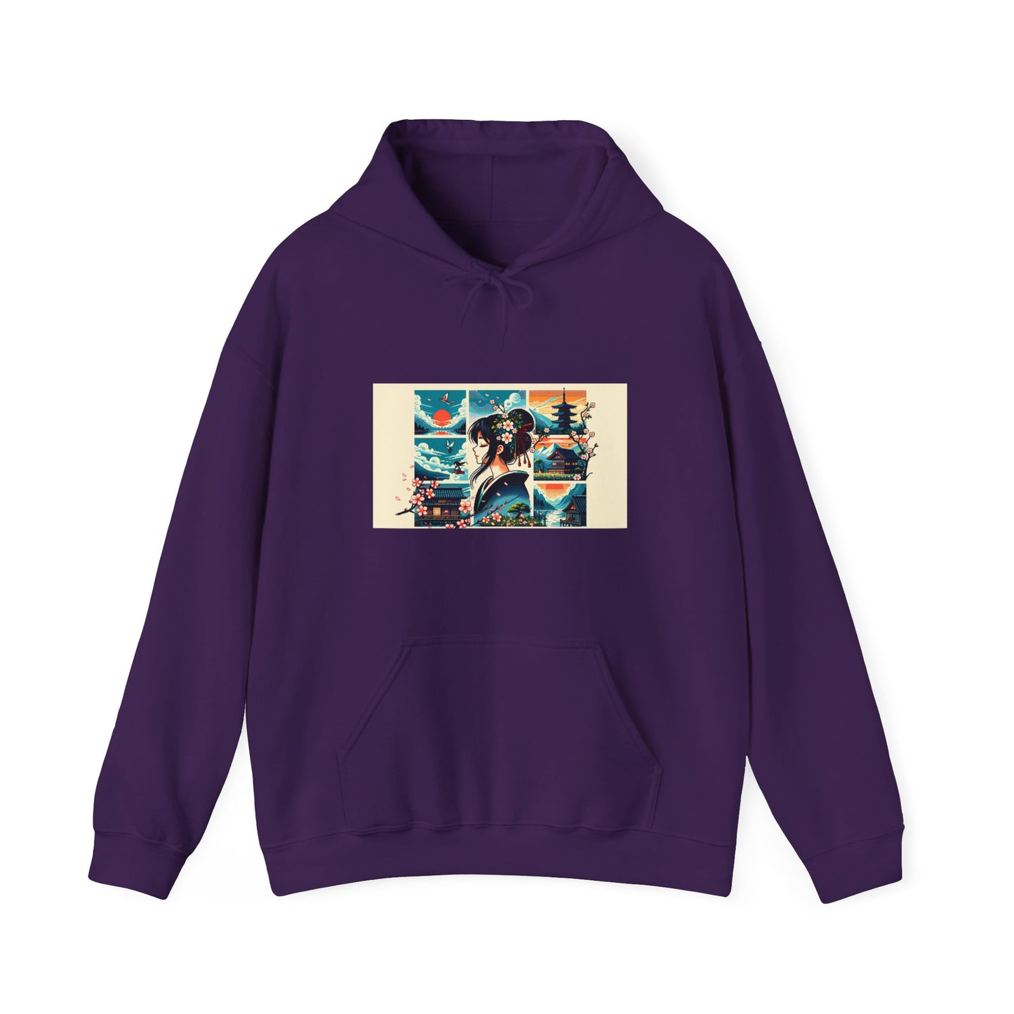 Hooded Sweatshirt - Geisha Dreams of Chaos